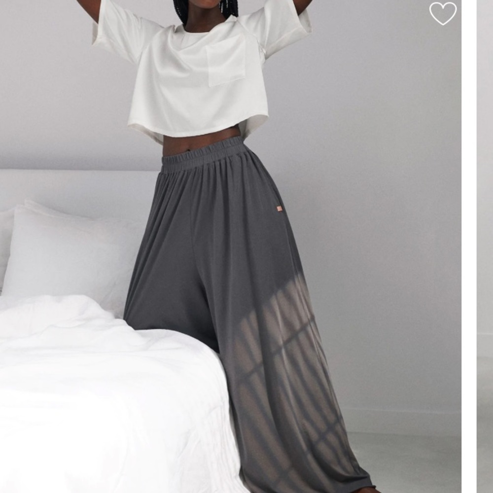 NEW Lunya Organic Pima Wide Leg Pant XS